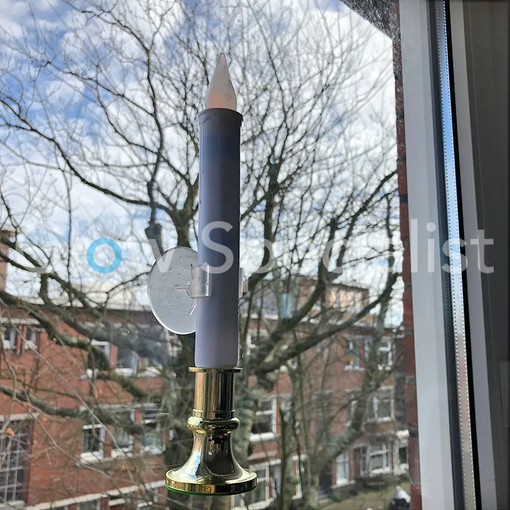 LED KAARS MET ZUIGNAP - WARM WIT - Afbeelding 3