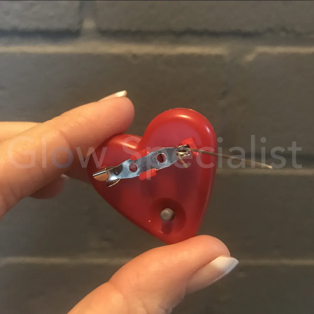 LED KNIPPER HARTJE - ROOD - Afbeelding 4