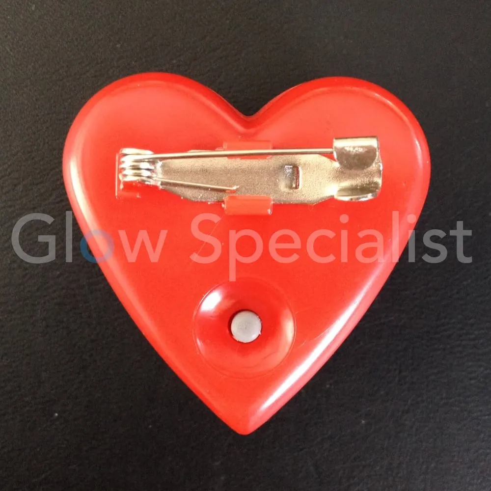 LED KNIPPER HARTJE - ROOD - Afbeelding 6