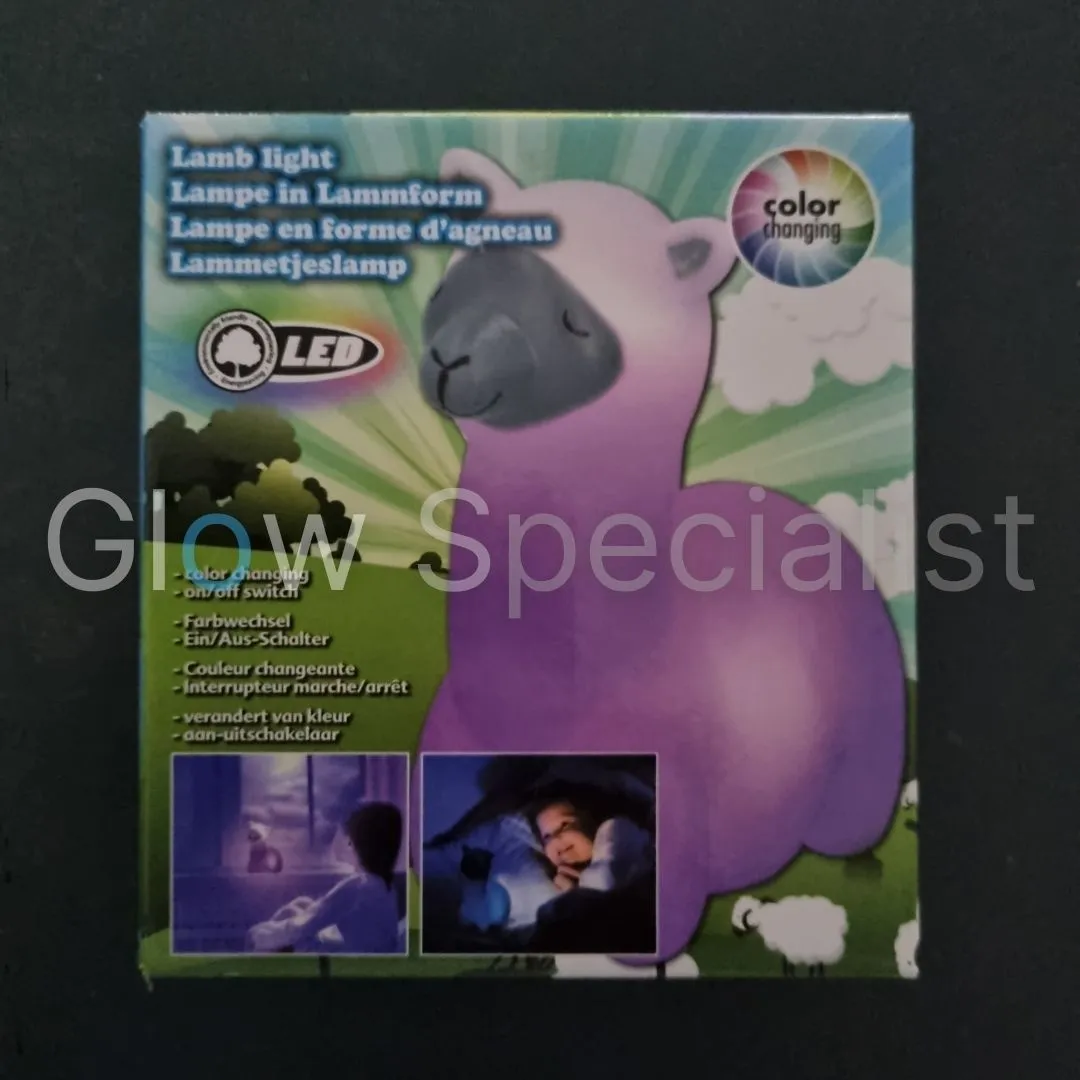 LED NACHTLAMP LAMMETJE- COLOR CHANGING - Afbeelding 3