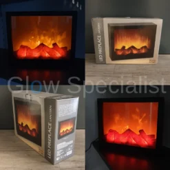 LED OPENHAARD - 29 X 23 CM