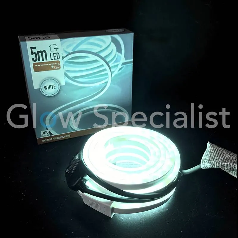 LED SLANGVERLICHTING - 300 LED - 5 METER - WIT - Afbeelding 2