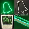 LED SLANGVERLICHTING - 60 LED - GROEN - KERSTKLOK