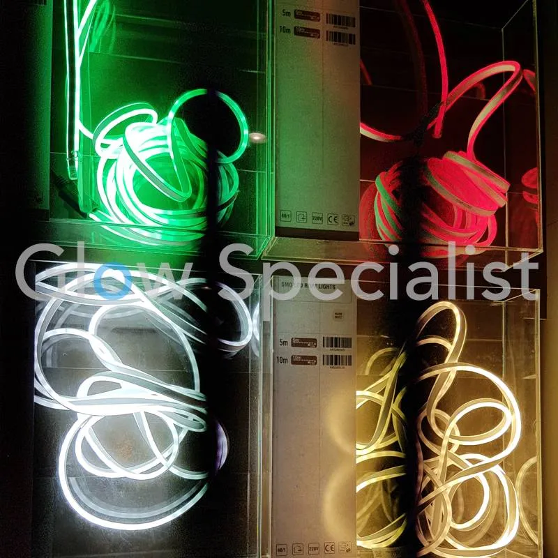 LED SLANGVERLICHTING - 600 LED - 10 METER - ROOD - Afbeelding 6