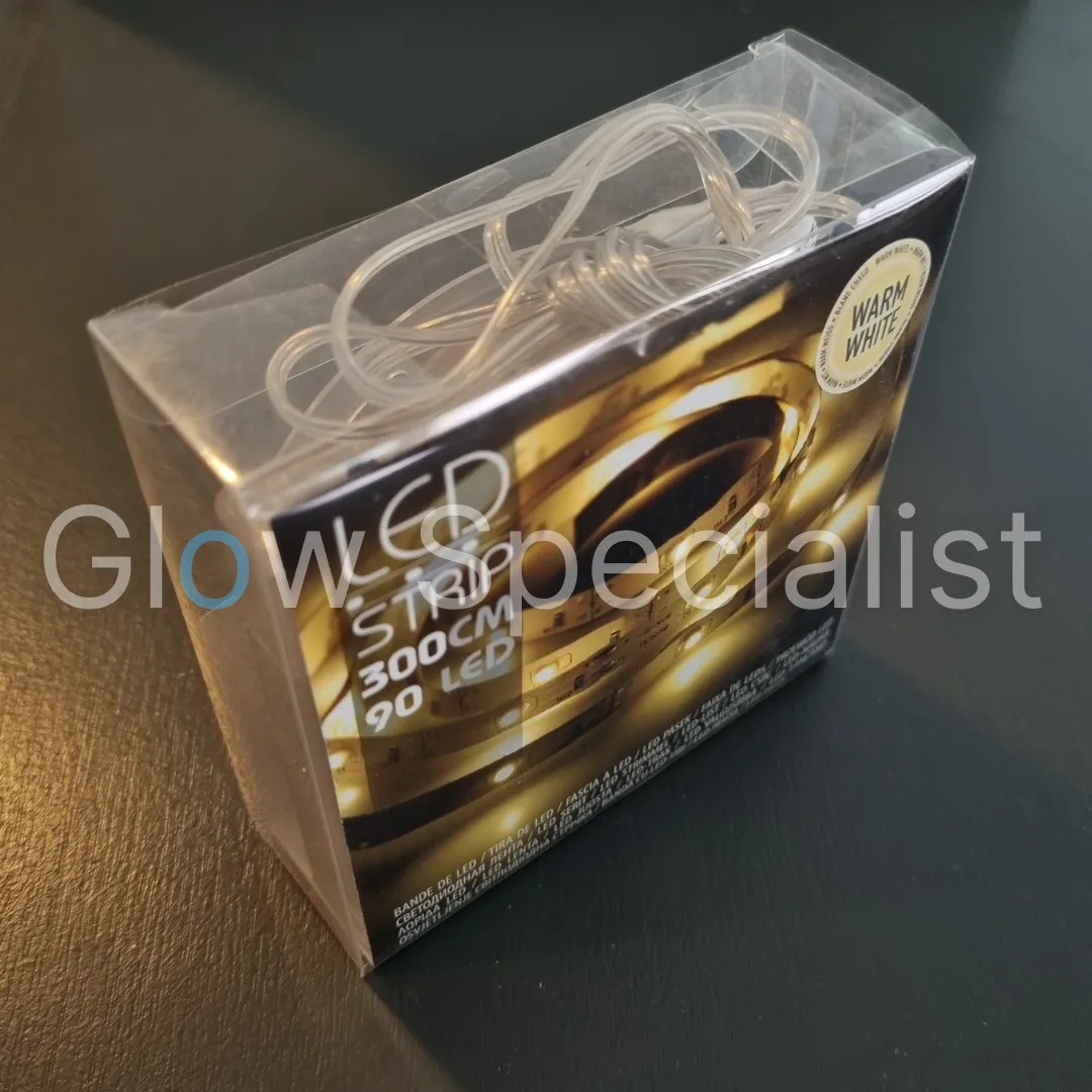LED STRIP - 3 METER - 90 LED - WARM WIT - Afbeelding 3