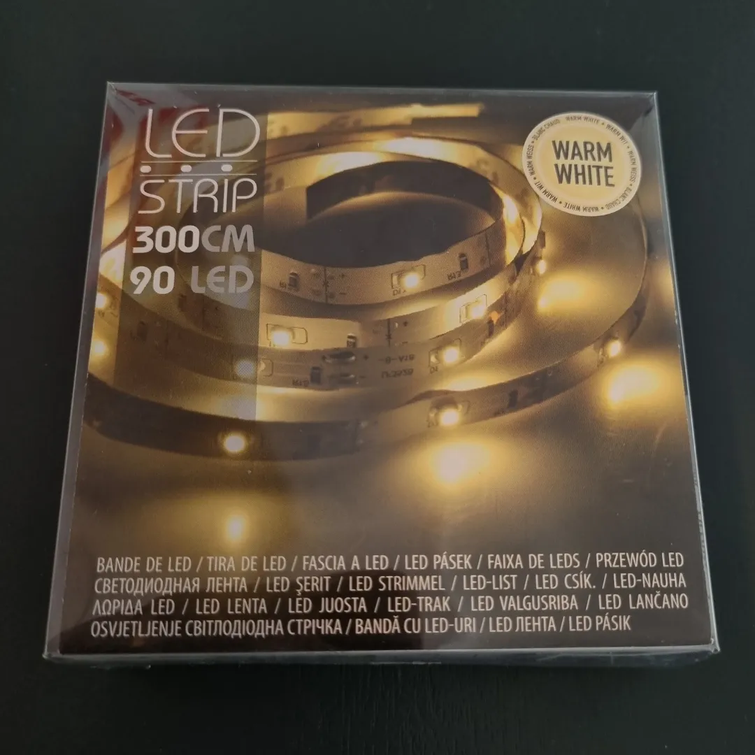 LED STRIP - 3 METER - 90 LED - WARM WIT - Afbeelding 5