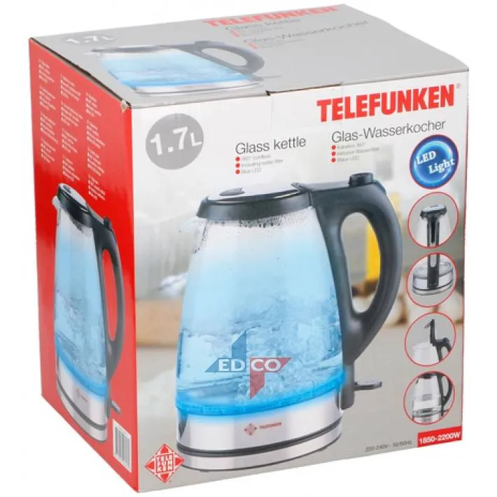 LED WATERKOKER - DRAADLOOS - Afbeelding 5