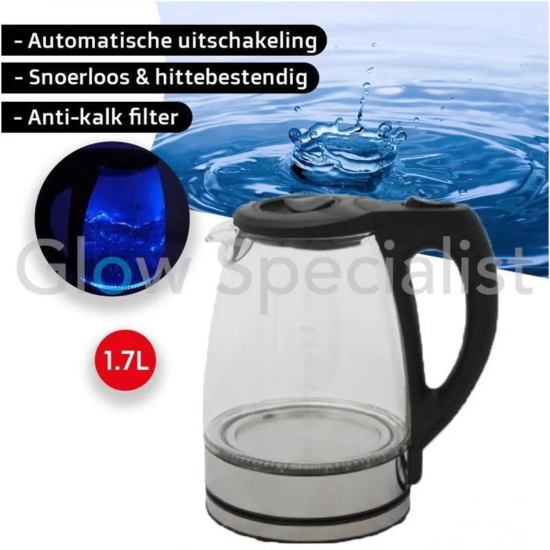 LED WATERKOKER - DRAADLOOS - Afbeelding 7