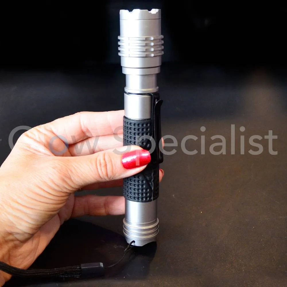 LED ZAKLAMP CREE 3 WATT MET FOCUS- EN KNIPPERFUNCTIE - Afbeelding 10