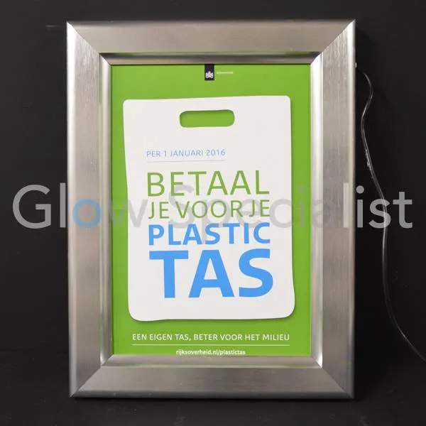 LICHTGEVENDE KLIKLIJST A3 - RVS - Afbeelding 5