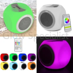 MAX CX1 DRAAGBARE COLOR CHANGING WIRELESS BLUETOOTH SPEAKER