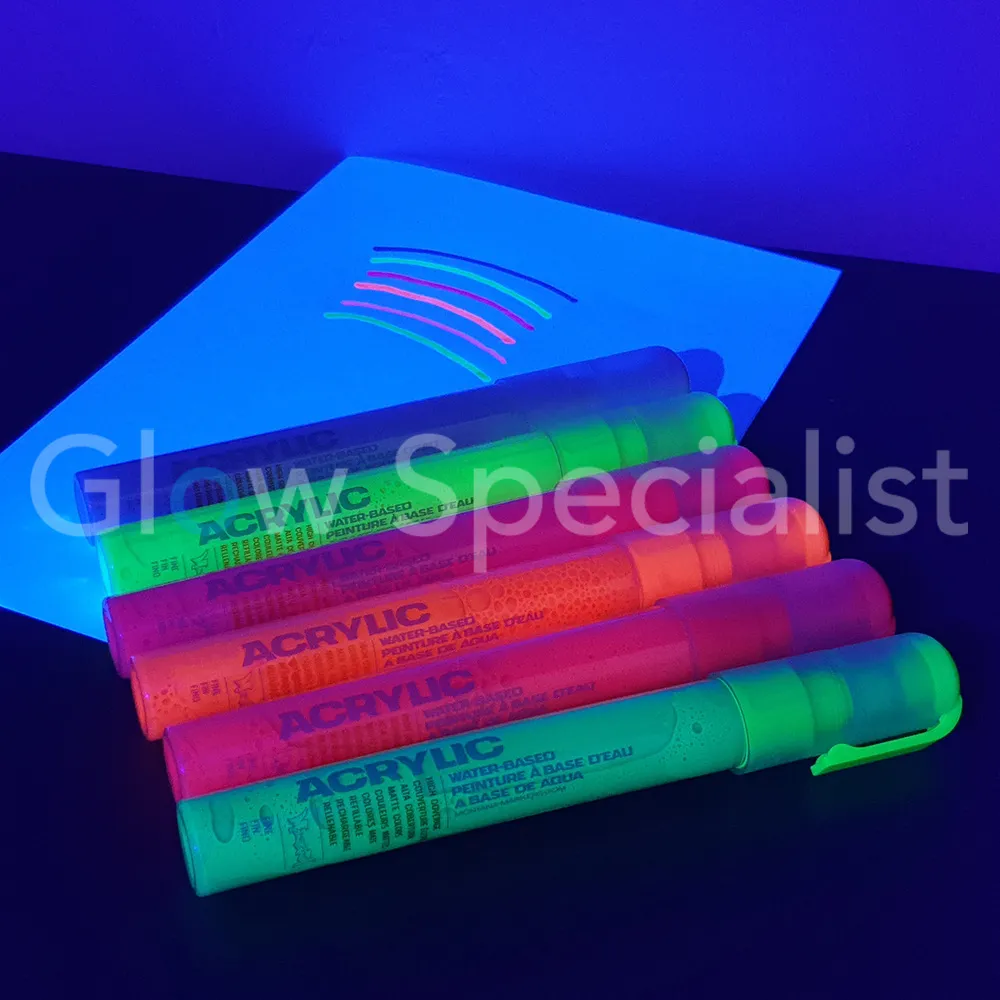 Montana Cans MONTANA ACRYLIC PAINT MARKER SET - FLUOR - 2 MM - Afbeelding 3