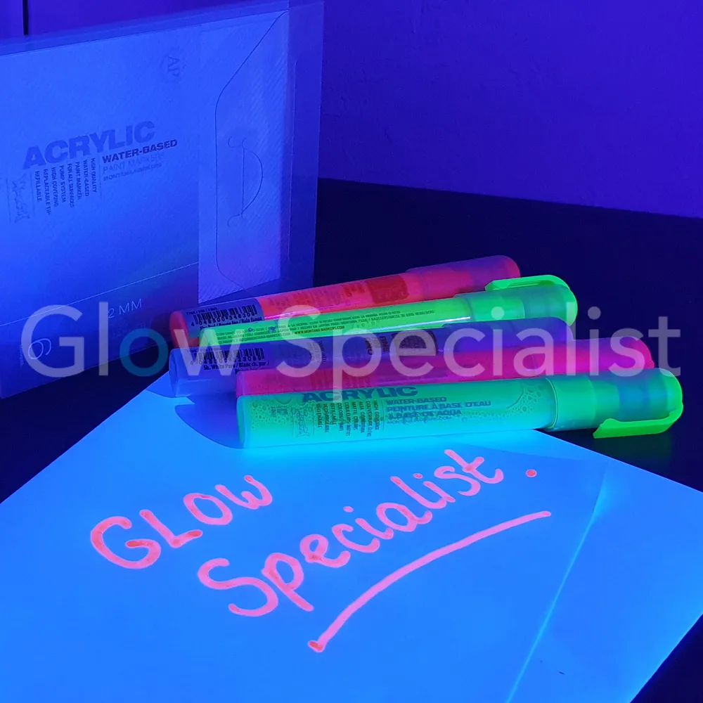 Montana Cans MONTANA ACRYLIC PAINT MARKER SET - FLUOR - 2 MM - Afbeelding 7