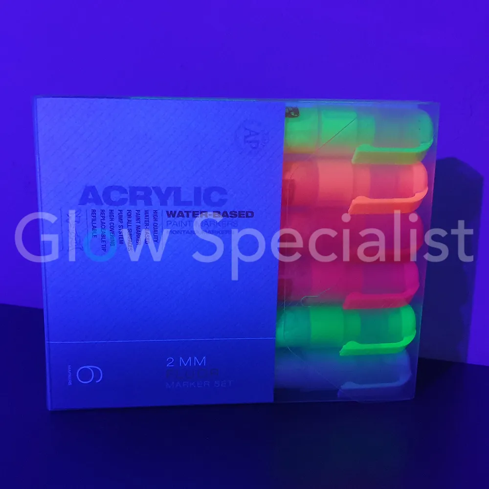 Montana Cans MONTANA ACRYLIC PAINT MARKER SET - FLUOR - 2 MM - Afbeelding 8