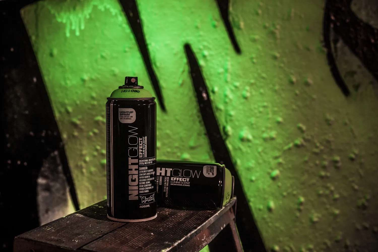 Montana Cans MONTANA NIGHTGLOW - GLOW IN THE DARK SPRAY - GROEN - Afbeelding 3