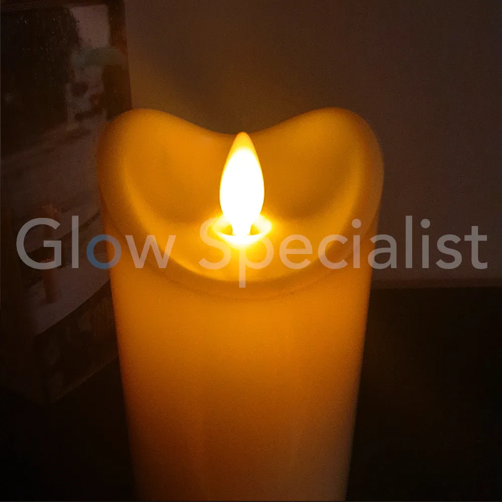 MovinFlame LED KAARS VOOR BUITEN - MET TIMER - 15 CM - IP44 - Afbeelding 3