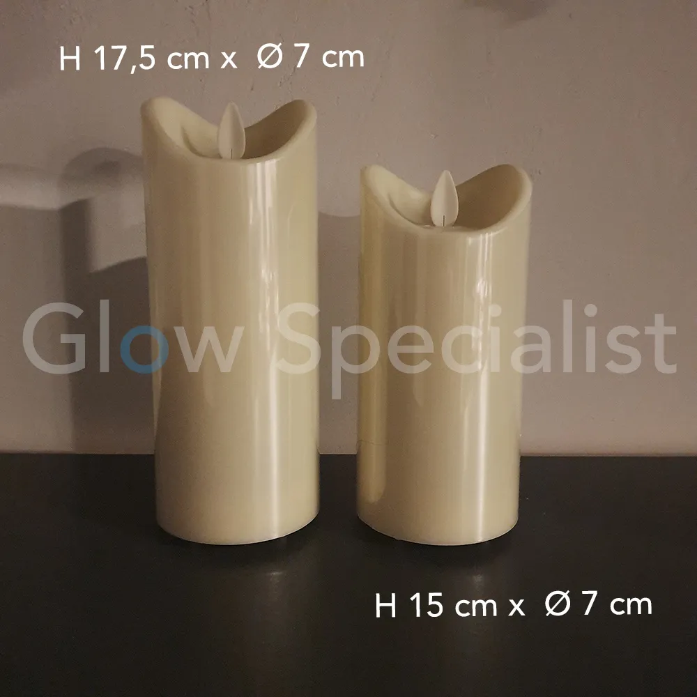 MovinFlame LED KAARS VOOR BUITEN - MET TIMER - 15 CM - IP44 - Afbeelding 6