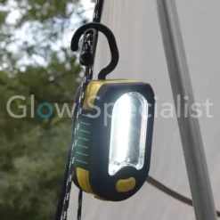 MULTIFUNCTIONELE COB ZAKLAMP MET 3 LED'S