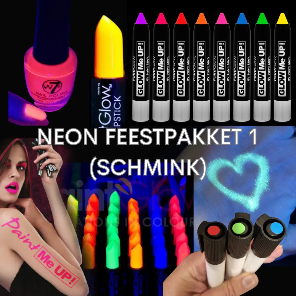 NEON FEESTPAKKET (SCHMINK)