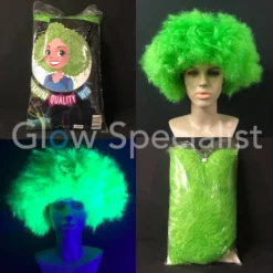 NEON GROENE AFRO PRUIK
