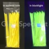 NEON KABELBINDER - GEEL - 100 STUKS