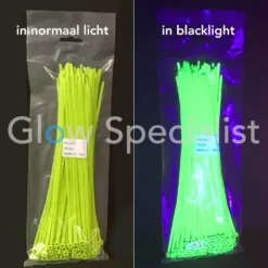 NEON KABELBINDER - GROEN - 100 STUKS