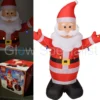 OPBLAASBARE KERSTMAN MET VERLICHTING - 190 CM