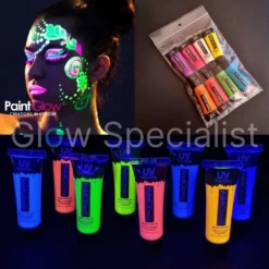 PaintGlow PAINTGLOW FACE PAINT - SET VAN 8 TUBES