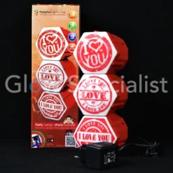 Party Fun Light LED LICHTORGEL I LOVE YOU