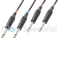 Pd Connex POWER DYNAMICS CONNEX - KABEL 2X 6,3 MM MONO - 2X 6,3 MM MONO - 5 METER