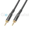 Pd Connex POWER DYNAMICS CONNEX - KABEL 3.5MM STEREO MALE - 3.5MM STEREO MALE 1.5 METER
