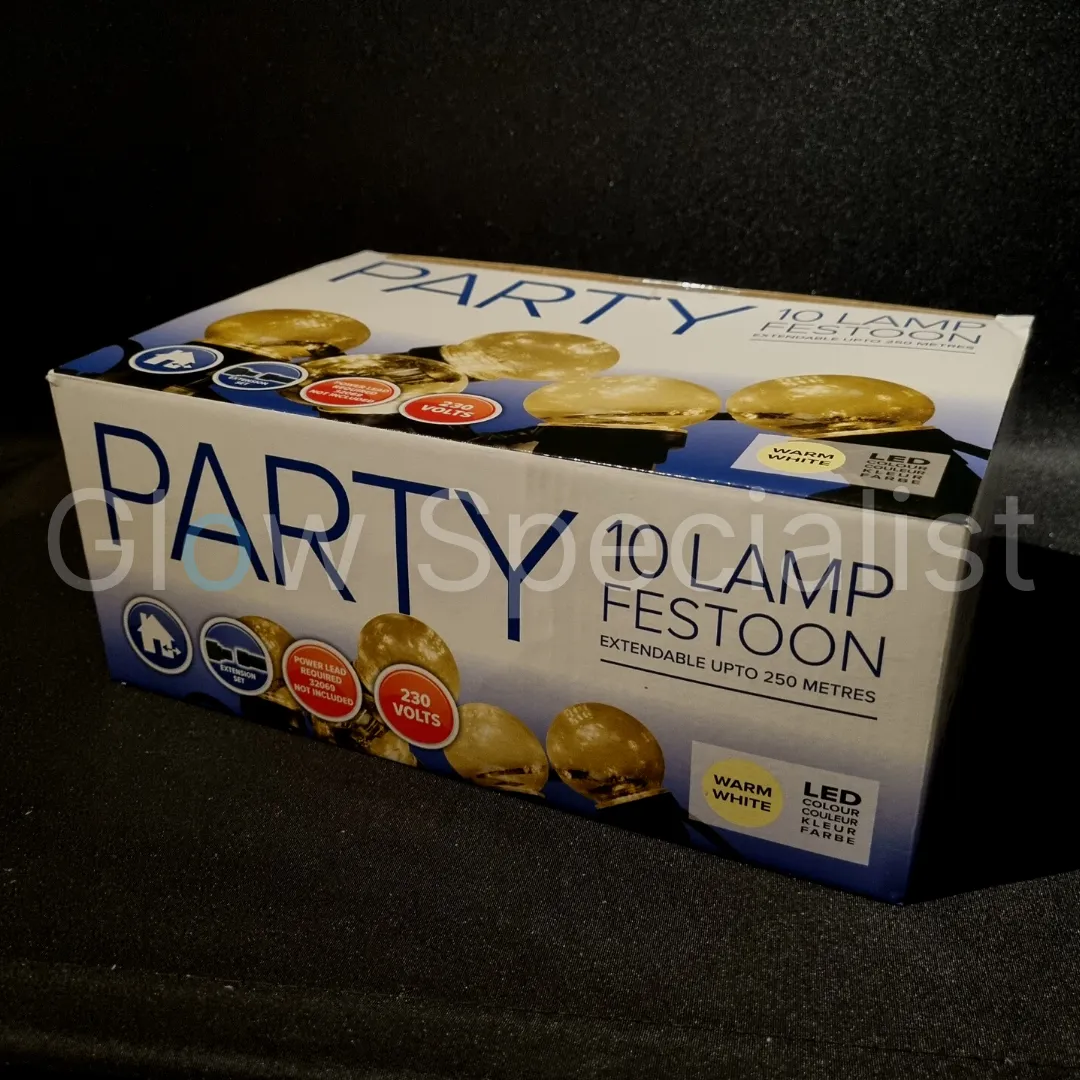 PRIKKABEL - 5 M - 10 LED LAMPEN - HELDER - WARM WIT - IP44 - Afbeelding 3