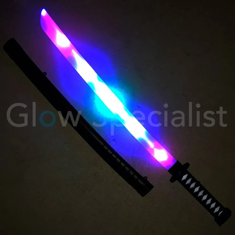 SAMURAI LED ZWAARD MET LICHT- EN GELUIDEFFECTEN - Afbeelding 2
