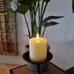 SIMUFLAME LED KAARS - DELUXE - MET AFSTANDSBEDIENING - 10 CM - IVOOR