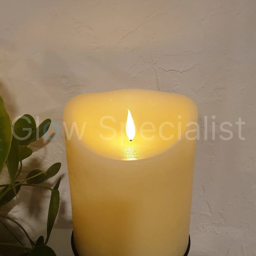 SIMUFLAME LED KAARS - MET AFSTANDSBEDIENING - 18 CM - Afbeelding 4