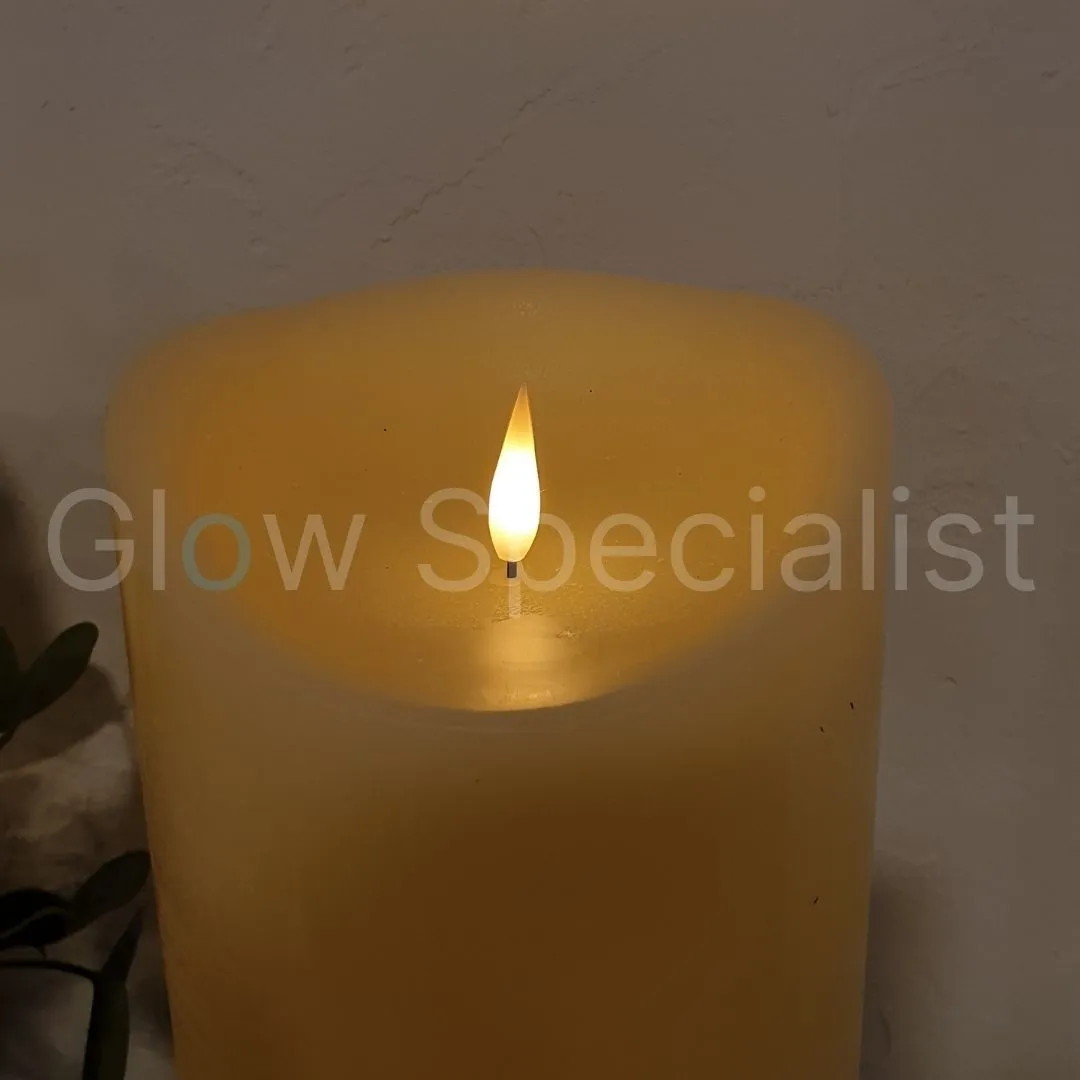 SIMUFLAME LED KAARS - MET AFSTANDSBEDIENING - 25 CM - Afbeelding 3