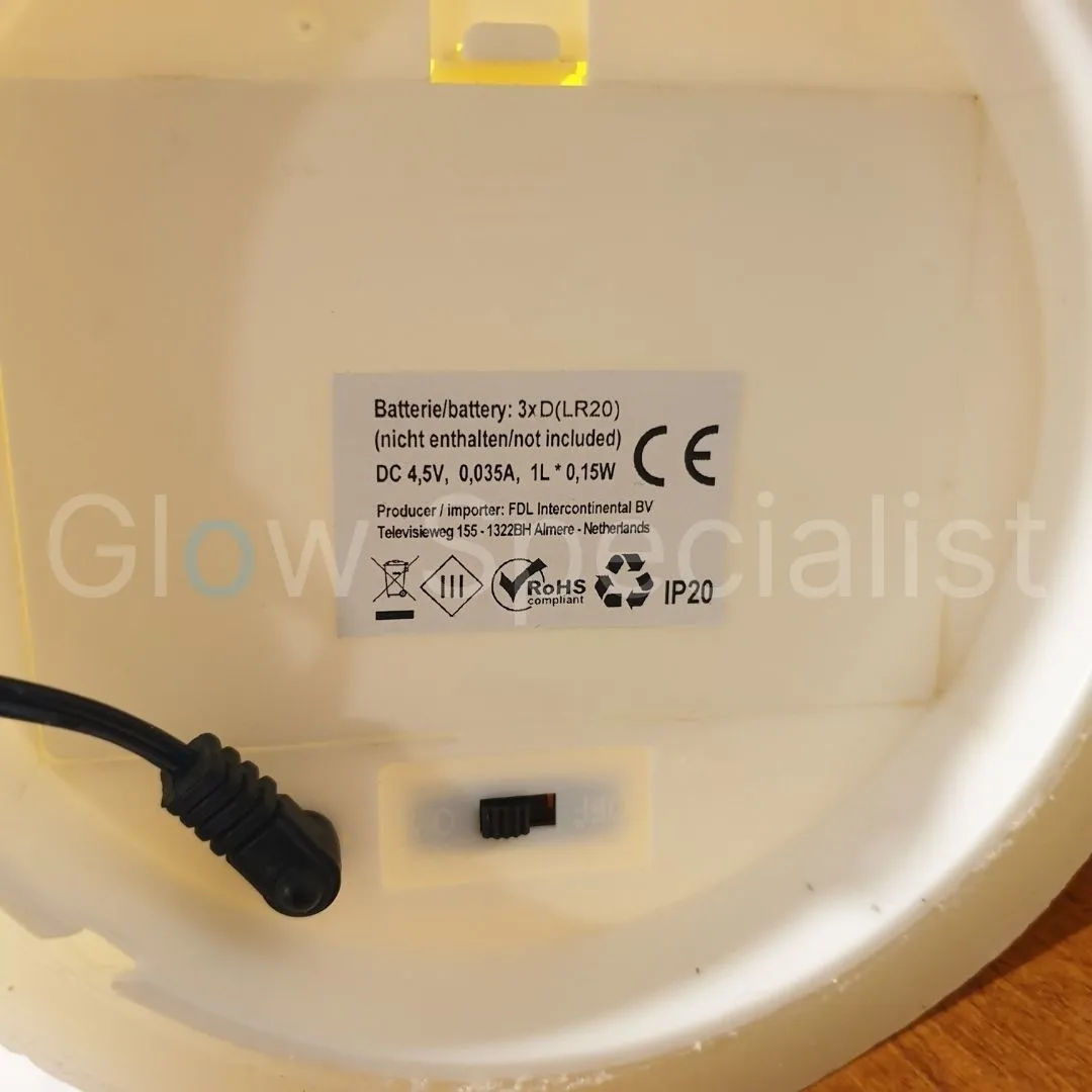 SIMUFLAME LED KAARS - MET AFSTANDSBEDIENING - 25 CM - Afbeelding 5