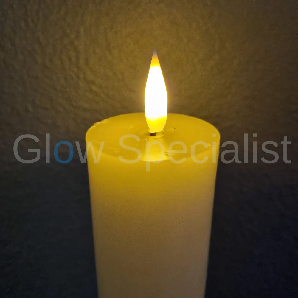 SIMUFLAME LED STOMPKAARS - 20 CM X Ø 5 CM - MET AFSTANDSBEDIENING EN TIMER - IN LUXE GESCHENKDOOS - Afbeelding 8