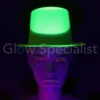 UV / BLACKLIGHT HOGE HOED - NEON GEEL - 12 STUKS
