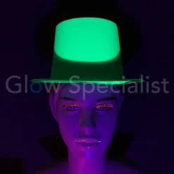 UV / BLACKLIGHT HOGE HOED - NEON GROEN - 12 STUKS