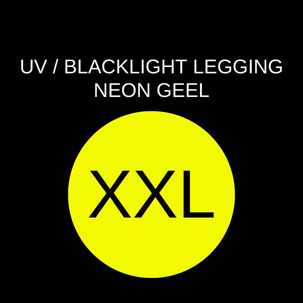 UV / BLACKLIGHT LEGGING - NEON GEEL -200 DEN - NAADLOOS - Afbeelding 5
