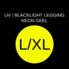 UV / BLACKLIGHT LEGGING - NEON GEEL - 60 DEN