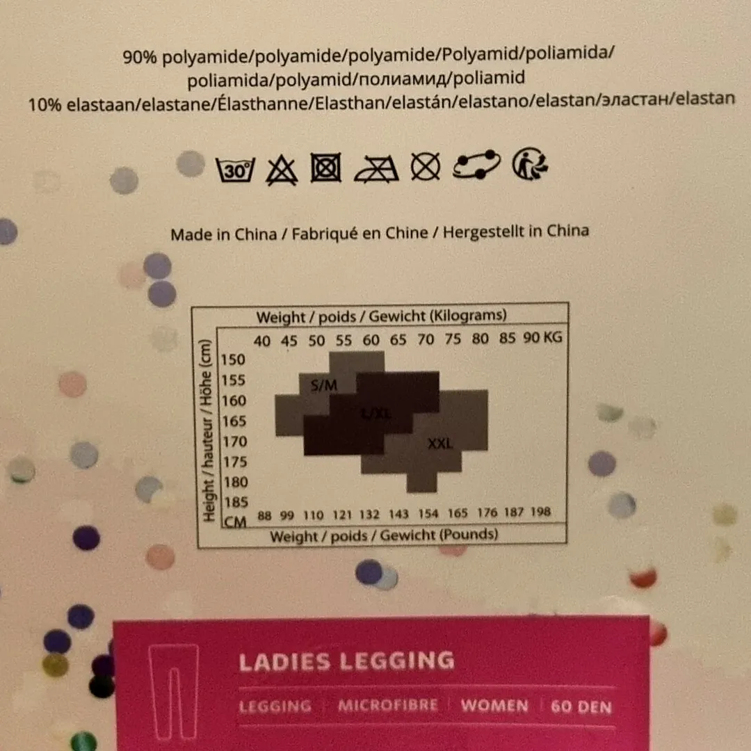 UV / BLACKLIGHT LEGGING - NEON GEEL - 60 DEN - Afbeelding 6