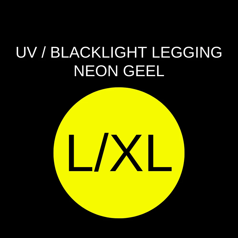 UV / BLACKLIGHT LEGGING - NEON GEEL - 60 DEN