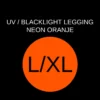 UV / BLACKLIGHT LEGGING - NEON ORANJE - 60 DEN