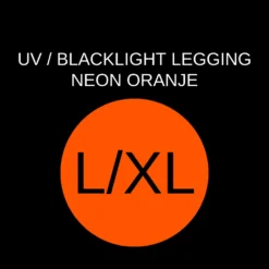 UV / BLACKLIGHT LEGGING - NEON ORANJE - 60 DEN