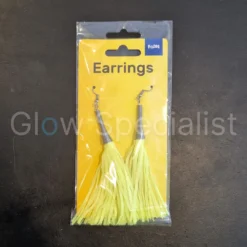 UV/BLACKLIGHT NEON OORBELLEN - KWASTJES