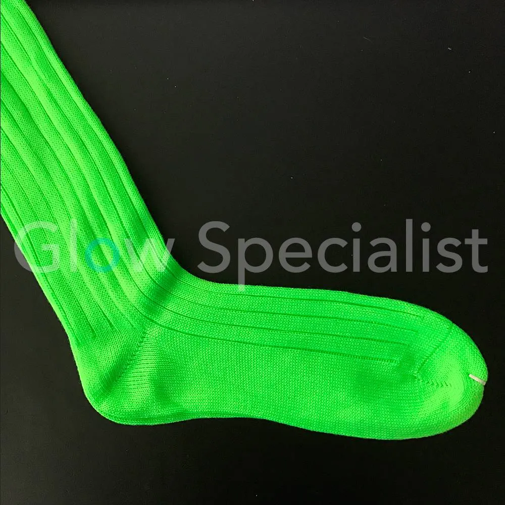 UV / BLACKLIGHT NEON VOETBALSOKKEN / KNIEKOUSEN - Afbeelding 2