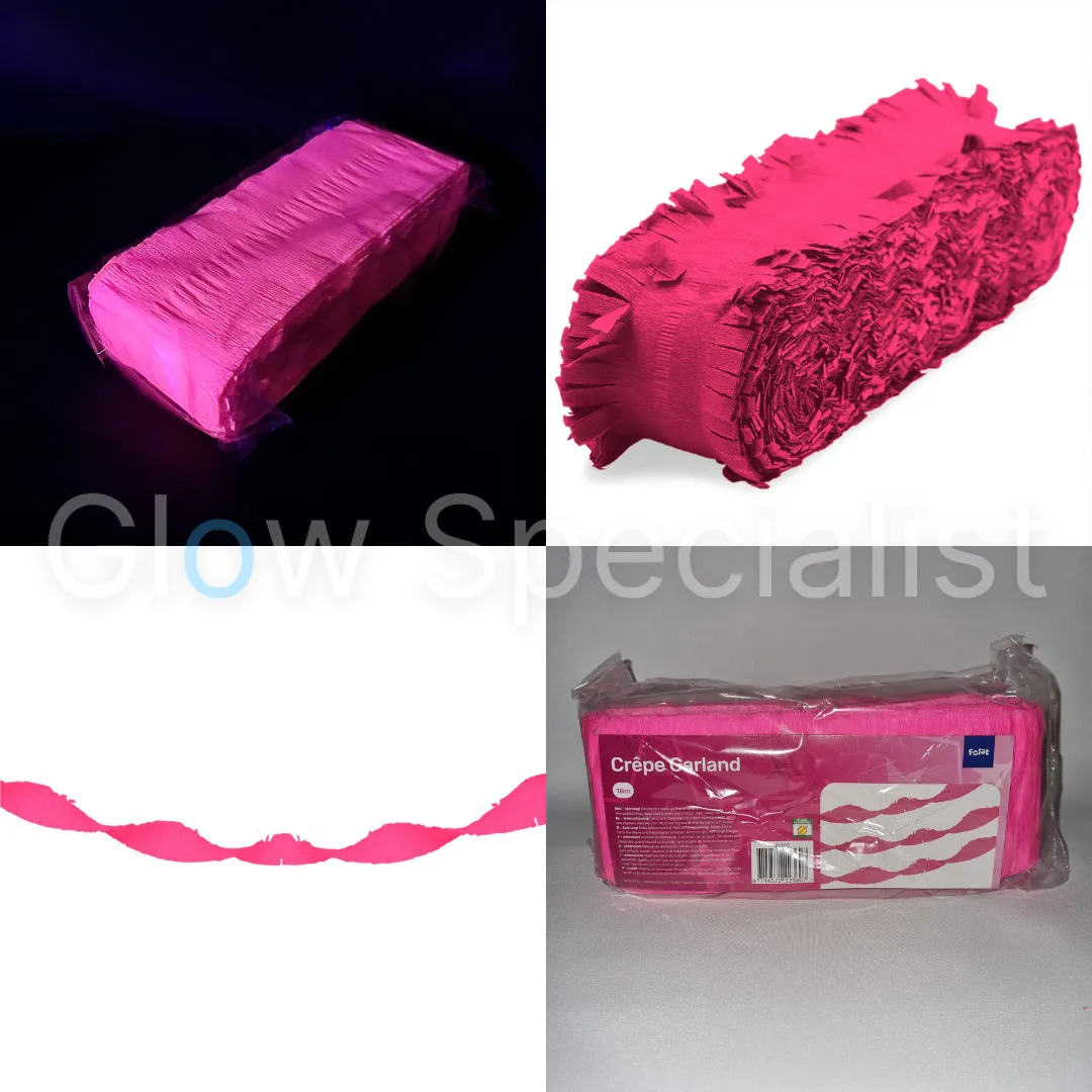 UV NEON CRÊPESLINGER - 18 METER - ASSORTI - Afbeelding 4