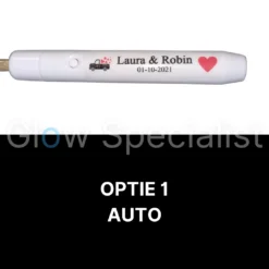 WITTE FIBERSTICK - OPTIE: GEPERSONALISEERD